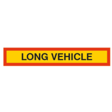 MARKER BOARD TYPE 4 LONG VEHICLE SELF ADHESIVE VINYL (SINGLE)