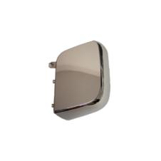 CHROME COATED WIDE ANGLE MIRROR BACK COVER PASSENGER SIDE LH