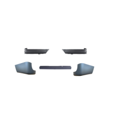 LIGH GREY COMPLETE REAR BUMPER ASSEMBLY