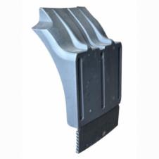 CABIN REAR DROPWING WITH SPRAY SUPPRESSION FLAP DRIVER SIDE RH