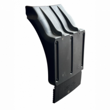 CABIN REAR DROPWING WITH SPRAY SUPPRESSION FLAP PASSENGER SIDE LH