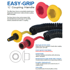 TRAILER AIR LINE MALE & FEMALE C COUPLING EASY GRIP HANDLES (PAIR)