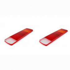 REAR COMBINATION LAMP LENS ONLY FITS RH & LH (PAIR)