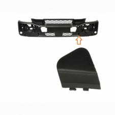 FRONT BLACK BUMPER BLANK CAP PASSENGER SIDE LH