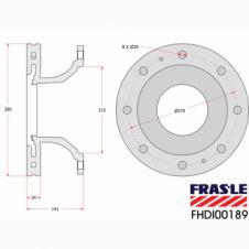 VENTED BRAKE DISC WITH ABS EXCITER RING