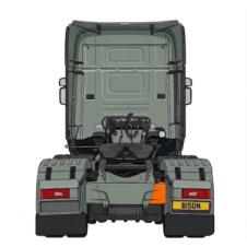 REAR BATTERY BOX COVER DRIVER SIDE RH