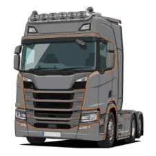LED SILVER DRIVING LAMP WITH LIGHT BAR