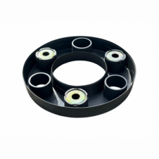 6 HOLE DARK GREY WHEEL RIM NUT COVER