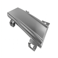 CHROME COATED FOGLAMP BLANK DRIVER SIDE RH
