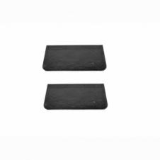 PLAIN BLACK RUBBER MUDFLAP 16" X 12" (PAIR)