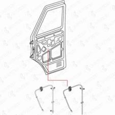 MANUAL WINDOW REGULATOR DRIVER SIDE RH
