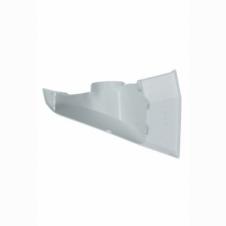 WHITE MIRROR ARM LOWER COVER PASSENGER SIDE LH