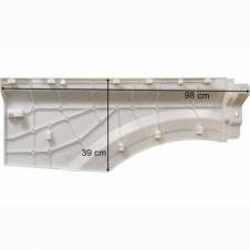 CABIN MUDGUARD EXTENSION PASSENGER SIDE LH