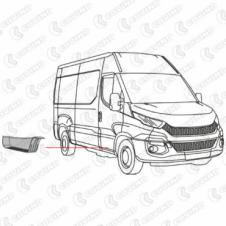 LOWER STEP SURROUND DRIVER SIDE RH