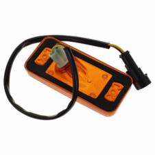 AMBER SIDE MARKER LAMP WITH CABLE & PLUG
