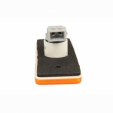 LED AMBER SIDE MARKER LAMP WITH REAR SQUARE PLUG