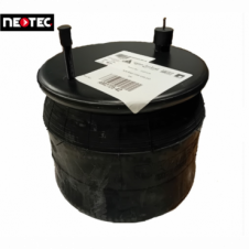 PUSHER AXLE SUSPENSION AIR SPRING WITH STEEL PISTON