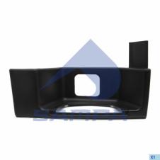 GREY LOWER SINGLE STEP SURROUND DRIVER SIDE RH