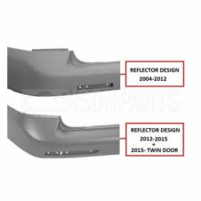 SMOOTH PRIMED REAR BUMPER