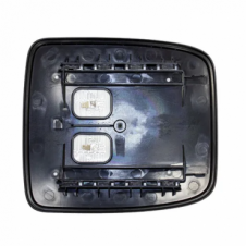 HEATED WIDE ANGLE MIRROR GLASS PASSENGER SIDE LH