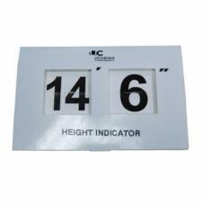 PLASTIC IMPERIAL HEIGHT INDICATOR