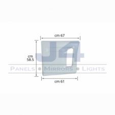 WHITE FRONT SIDE 'SKIRT FAIRING PANEL EXHAUST COVER