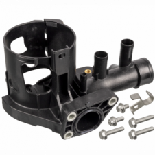 COOLANT FLANGE WITH FILTER HOUSING