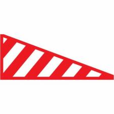VINYL ABNORMAL LOAD SIDE PROJECTION MARKER PASSENGER SIDE LH