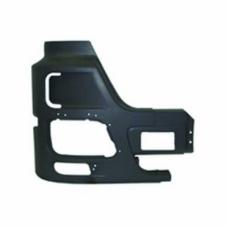 GREY FRONT BUMPER CORNER WITH FOG LAMP HOLE DRIVER SIDE RH