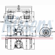 INTERNAL HEATER BLOWER MOTOR