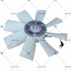 VISCOUS FAN HUB WITH BLADES 