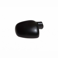 BLACK TEXTURED MIRROR BACK COVER PASSENGER SIDE LH