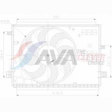RADIATOR TWIN FAN & COWLING
