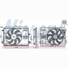 RADIATOR TWIN FAN & COWLING