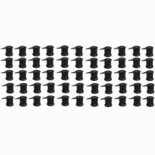 33MM LONG REACH DUSTITE WHEEL NUT COVERS BLACK (PKT 50)