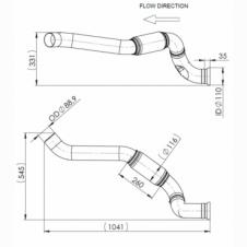 EXHAUST FLEXI DOWN PIPE