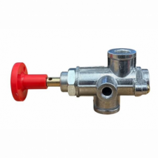PARKING BRAKE VALVE WITH RED KNOB