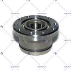 FRONT WHEEL HUB WITH BEARING & ABS EXCITER RING