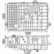 COOLANT EXPANSION HEADER TANK