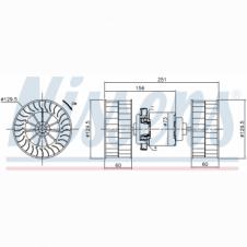 INTERNAL TWIN FAN BLOWER MOTOR