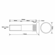 WHEEL STUD BOLT M22x1.5