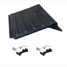 BATTERY BOX COVER WITH FASTENING STRAPS