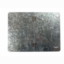 STEEL VERTICAL FOLD ADR HAZARD WARNING HAZCHEM PLATE