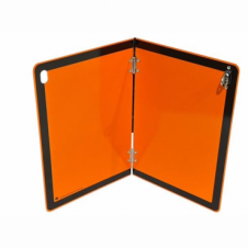 ALUMINIUM VERTICAL FOLD ADR HAZARD WARNING HAZCHEM PLATE
