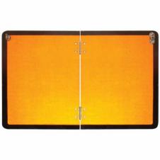 ALUMINIUM VERTICAL FOLD ADR HAZARD WARNING HAZCHEM PLATE