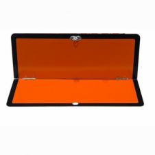 STEEL HORIZONTAL FOLD ADR HAZARD WARNING HAZCHEM PLATE