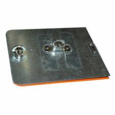 STEEL VERTICAL FOLD ADR HAZARD WARNING HAZCHEM PLATE