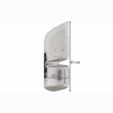 CHROME COATED TWIN MIRROR BACK COVER DRIVER SIDE RH