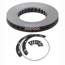 VENTED BRAKE DISC WITH FITTING KIT