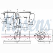 INTERNAL TWIN FAN BLOWER MOTOR